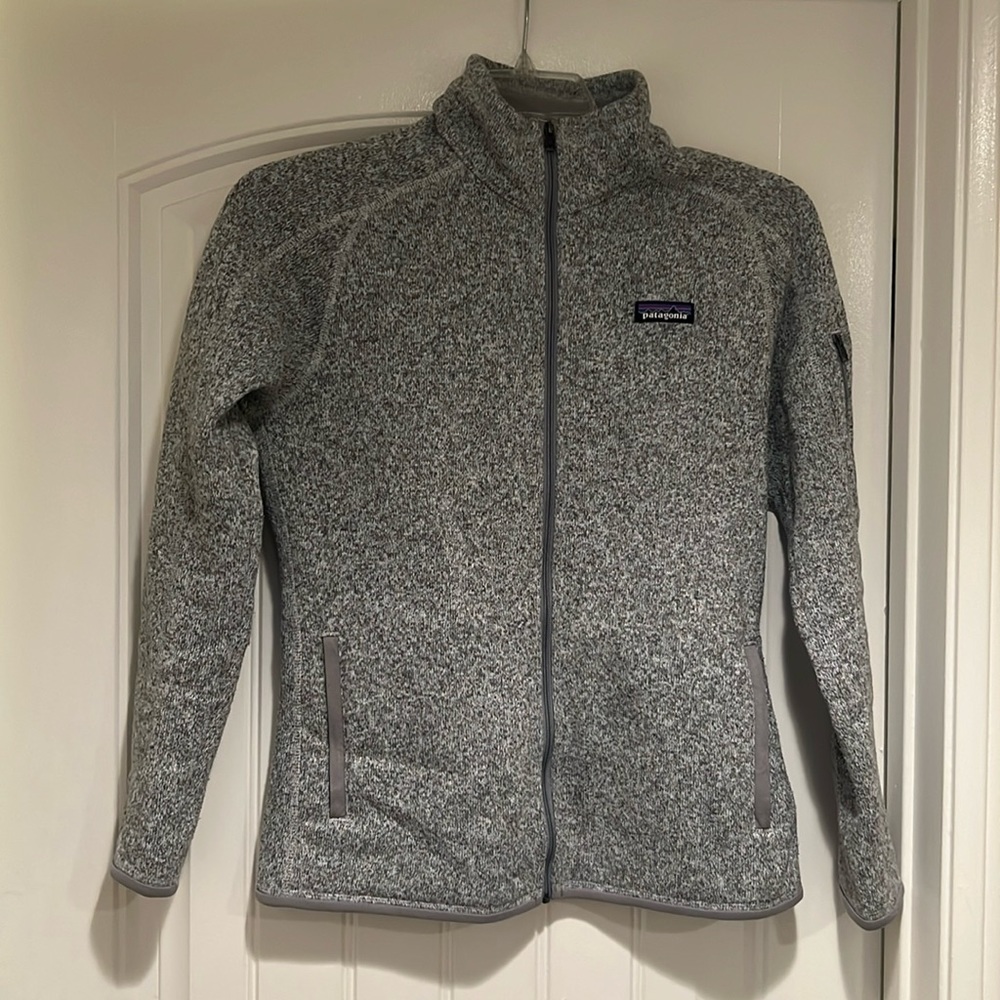 Grey Patagonia Better Sweater Fleece Jacket